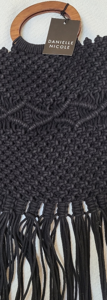 Danielle Nicole bohemian woven crossbody handbag.